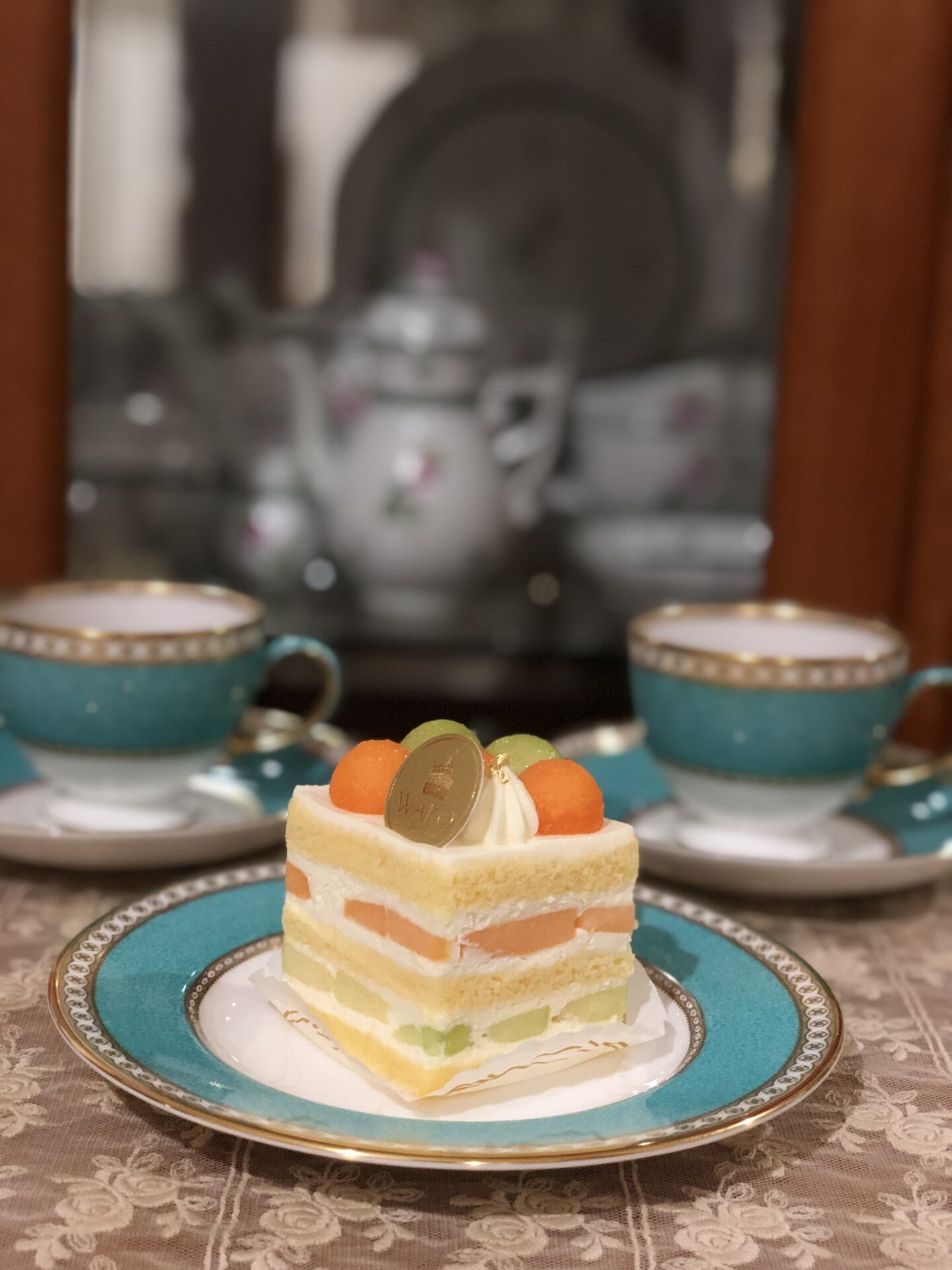 和光　ショートケーキ　メロン☆メロンの香りが夏らしく爽やかな王道ショートケーキ☆